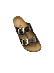 Sandalo Arizona Emboss Natural Leather BIRKENSTOCK Donna -