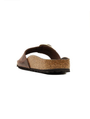 Ciabatta Madrid Big Buckle HEX Oiled Leather BIRKENSTOCK Donna - Marrone