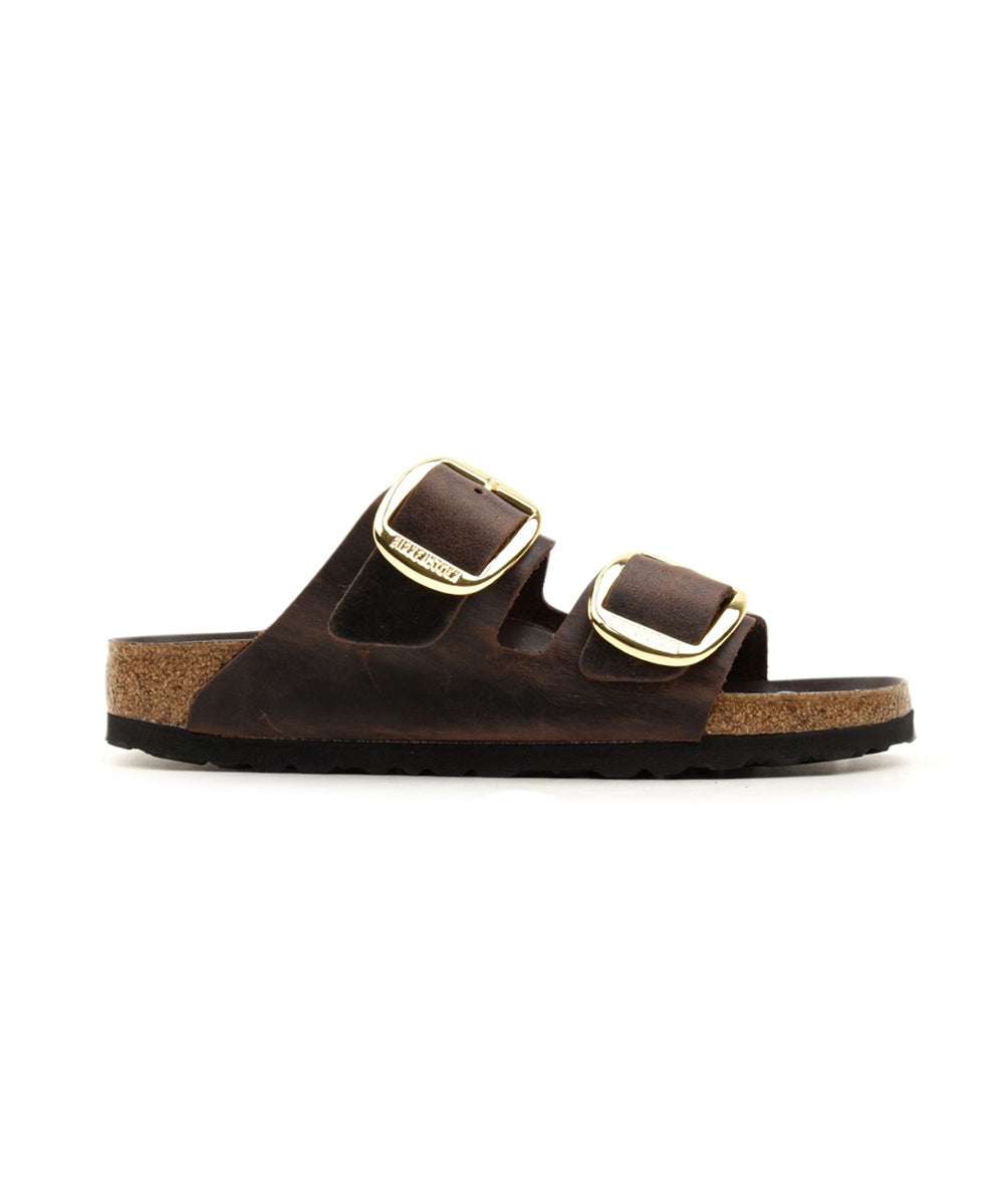 Sandalo Arizona Big Buckle HEX Oiled Leather BIRKENSTOCK Donna - Marrone