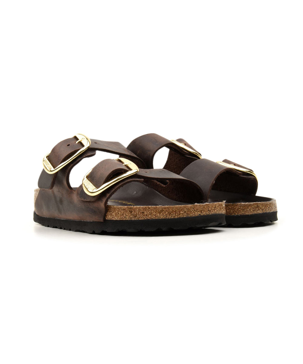 Sandalo Arizona Big Buckle HEX Oiled Leather BIRKENSTOCK Donna - Marrone