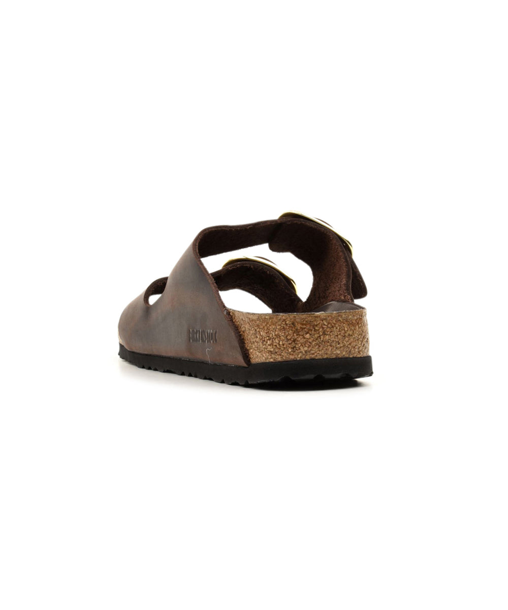 Sandalo Arizona Big Buckle HEX Oiled Leather BIRKENSTOCK Donna - Marrone