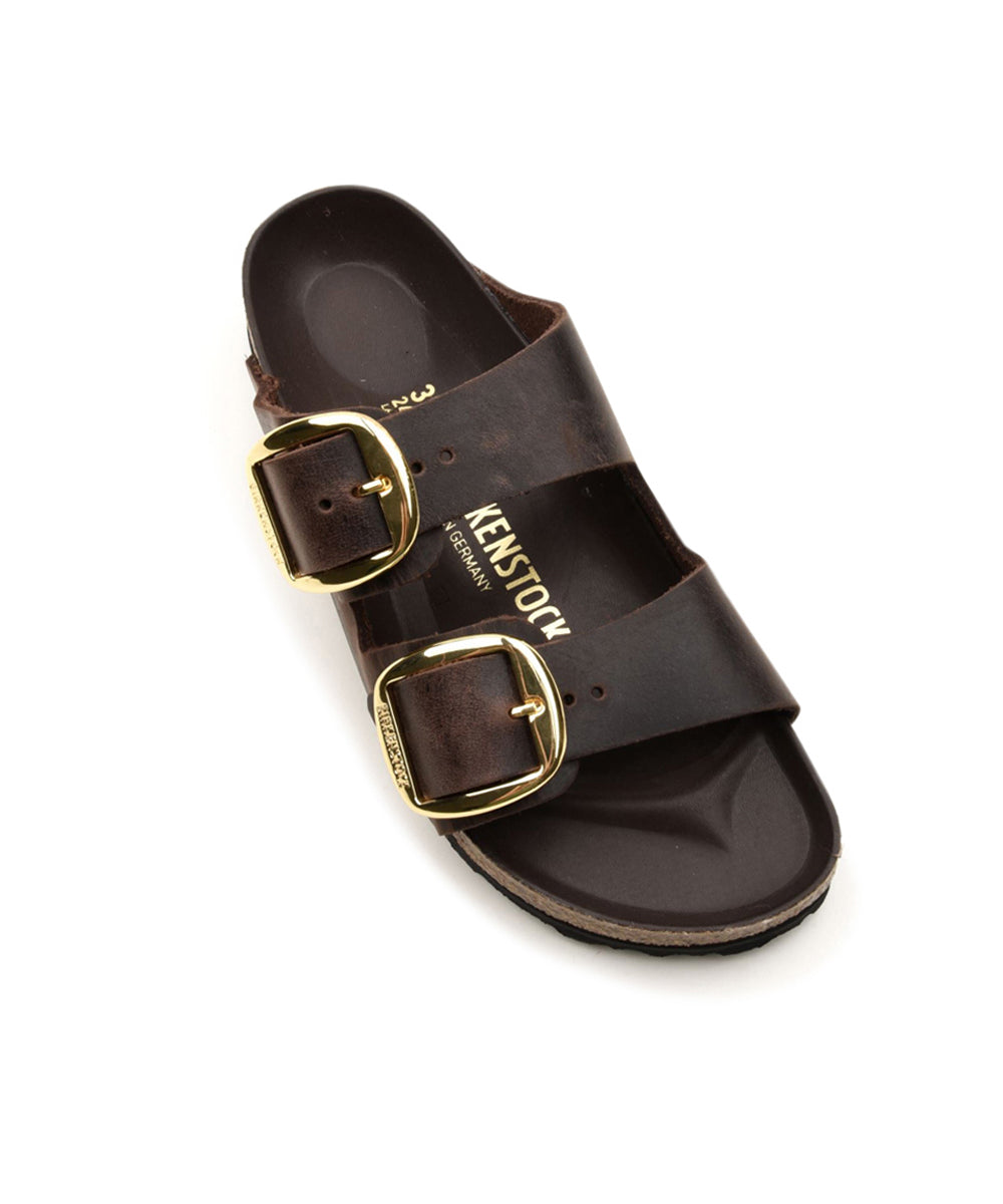 Sandalo Arizona Big Buckle HEX Oiled Leather BIRKENSTOCK Donna - Marrone