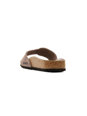 Ciabatta Madrid Big Buckle Python Synthetics BIRKENSTOCK Donna - Gray Taupe