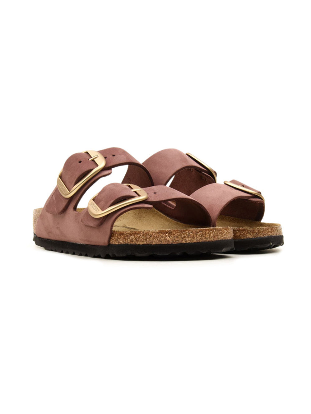 Sandalo Arizona Big Buckle Nubuck Leather BIRKENSTOCK Donna - Pepper
