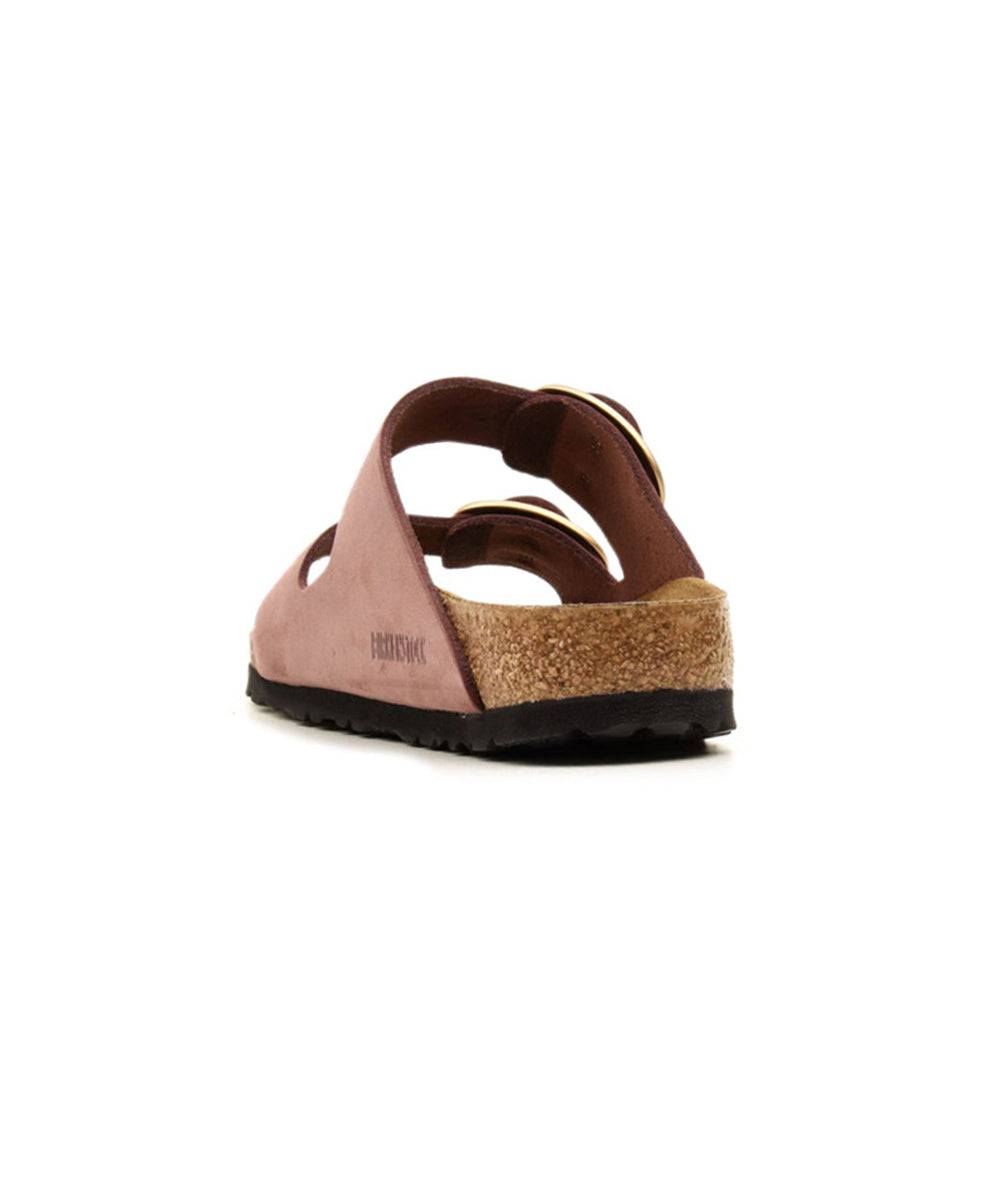 Sandalo Arizona Big Buckle Nubuck Leather BIRKENSTOCK Donna - Pepper