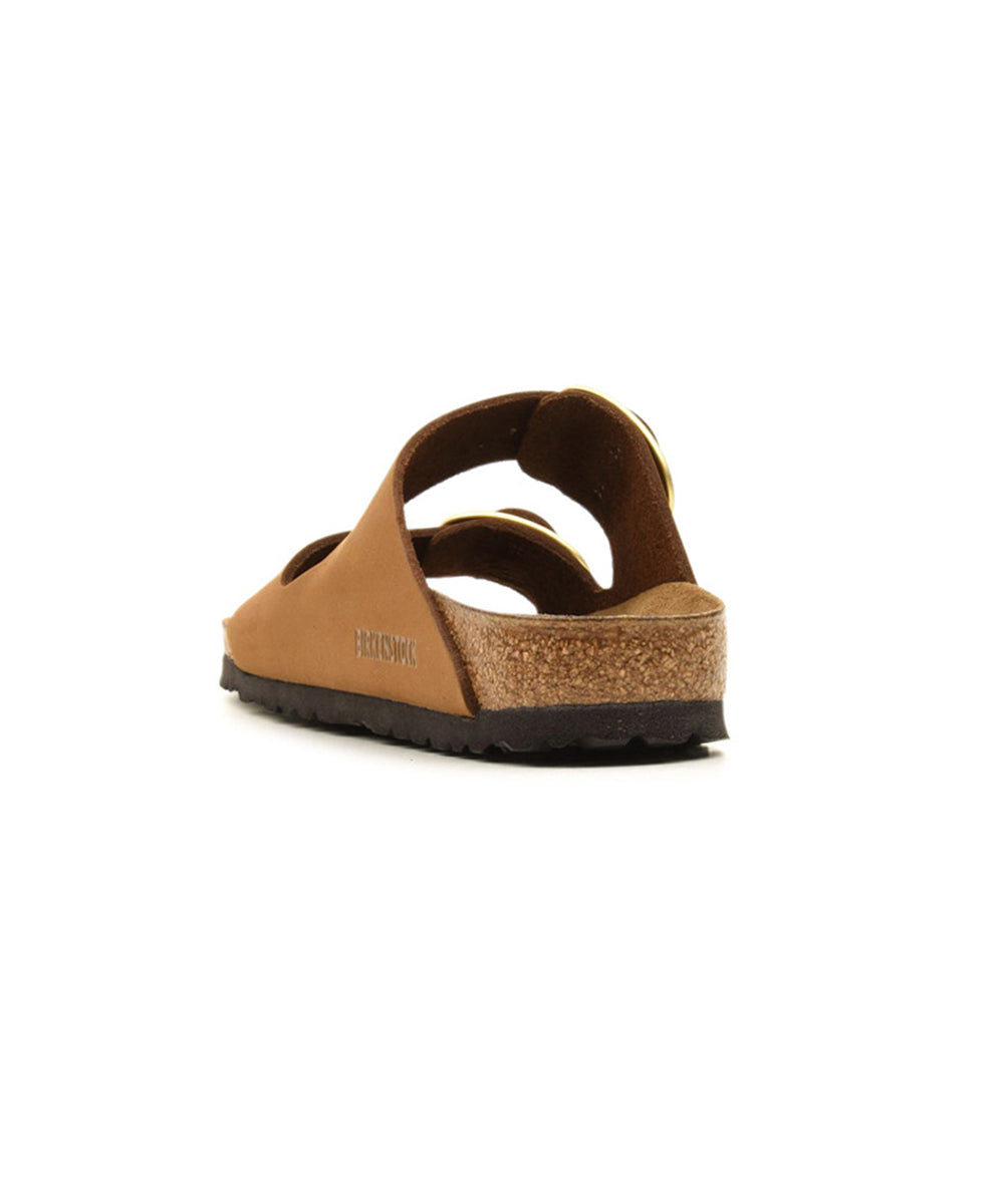 Sandalo Arizona Big Buckle Nubuck Leather BIRKENSTOCK Donna - Marrone