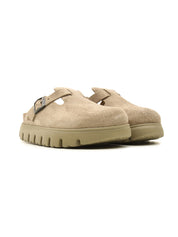 Sabot Boston Chunky Suede Leather BIRKENSTOCK Donna - Grigio