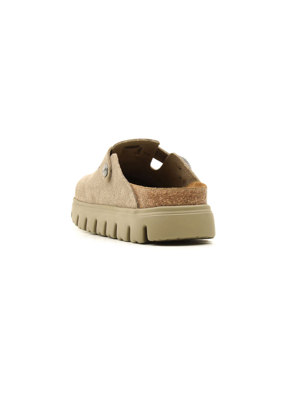 Sabot Boston Chunky Suede Leather BIRKENSTOCK Donna - Grigio