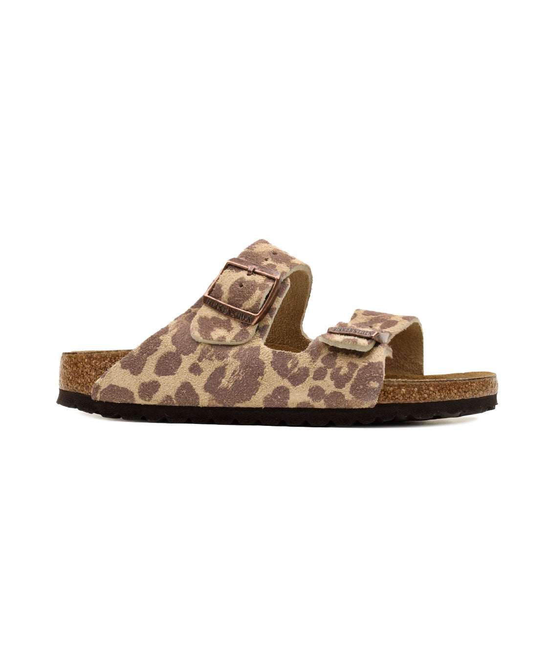 Sandalo Arizona Leo Suede Leather BIRKENSTOCK Unisex - Beige