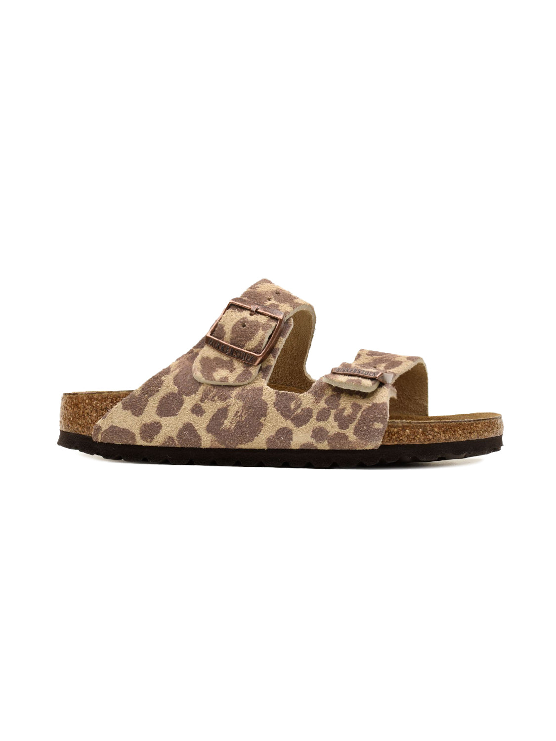 Sandalo Arizona Leo Suede Leather BIRKENSTOCK Unisex - Beige