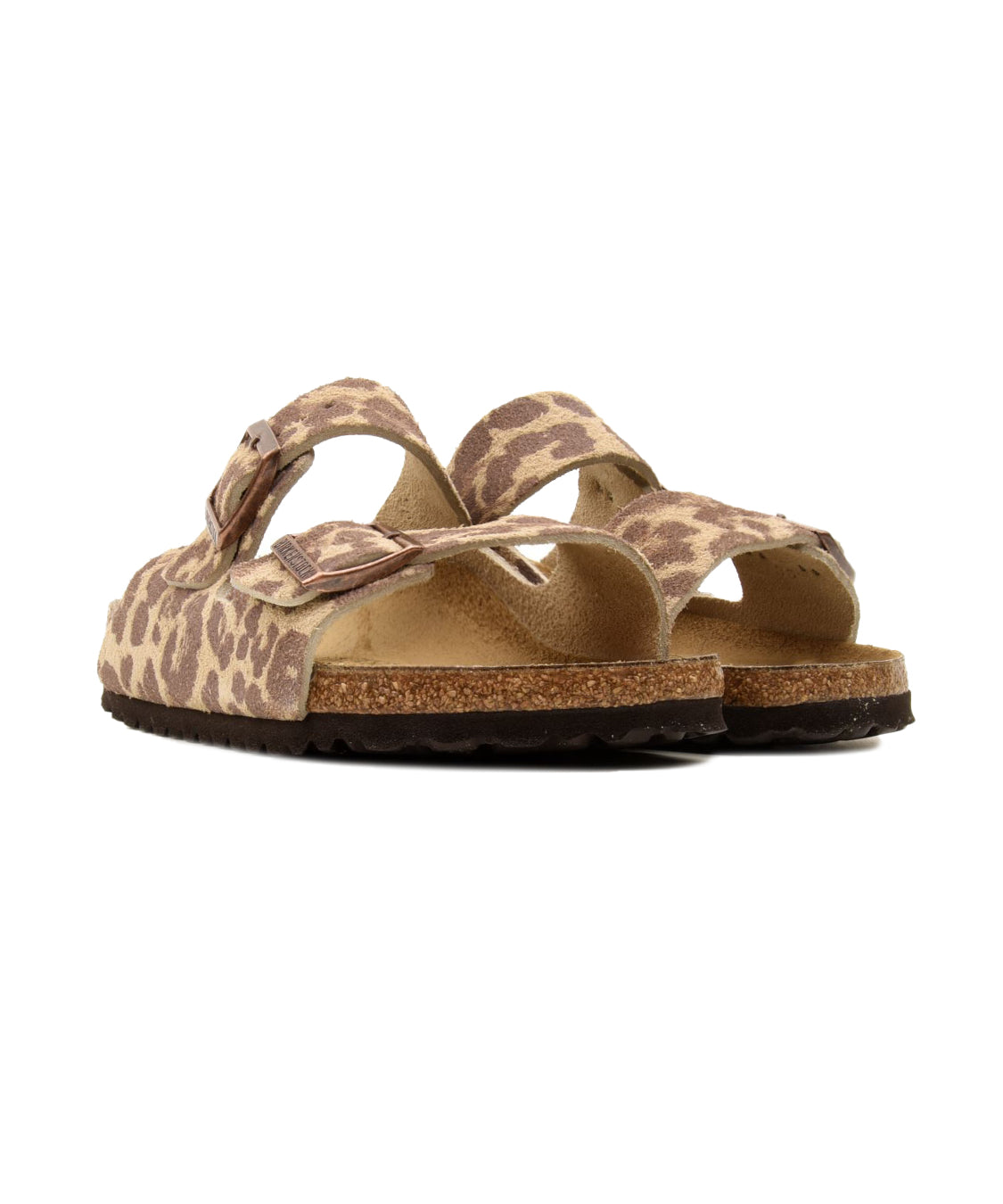 Sandalo Arizona Leo Suede Leather BIRKENSTOCK Unisex - Beige