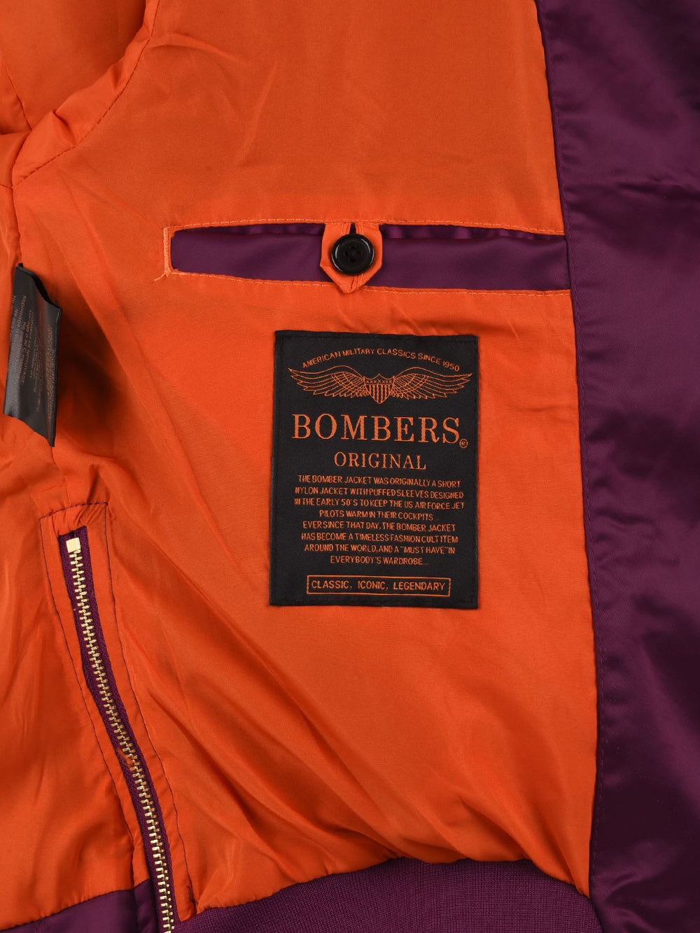 Giubbotto Ballerina BOMBERS ORIGINAL Donna - Viola