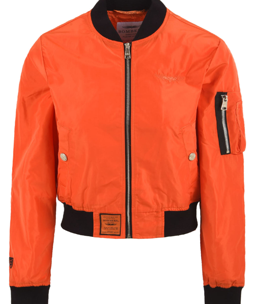 Giubbotto MA1 BOMBERS ORIGINAL Donna - Arancione
