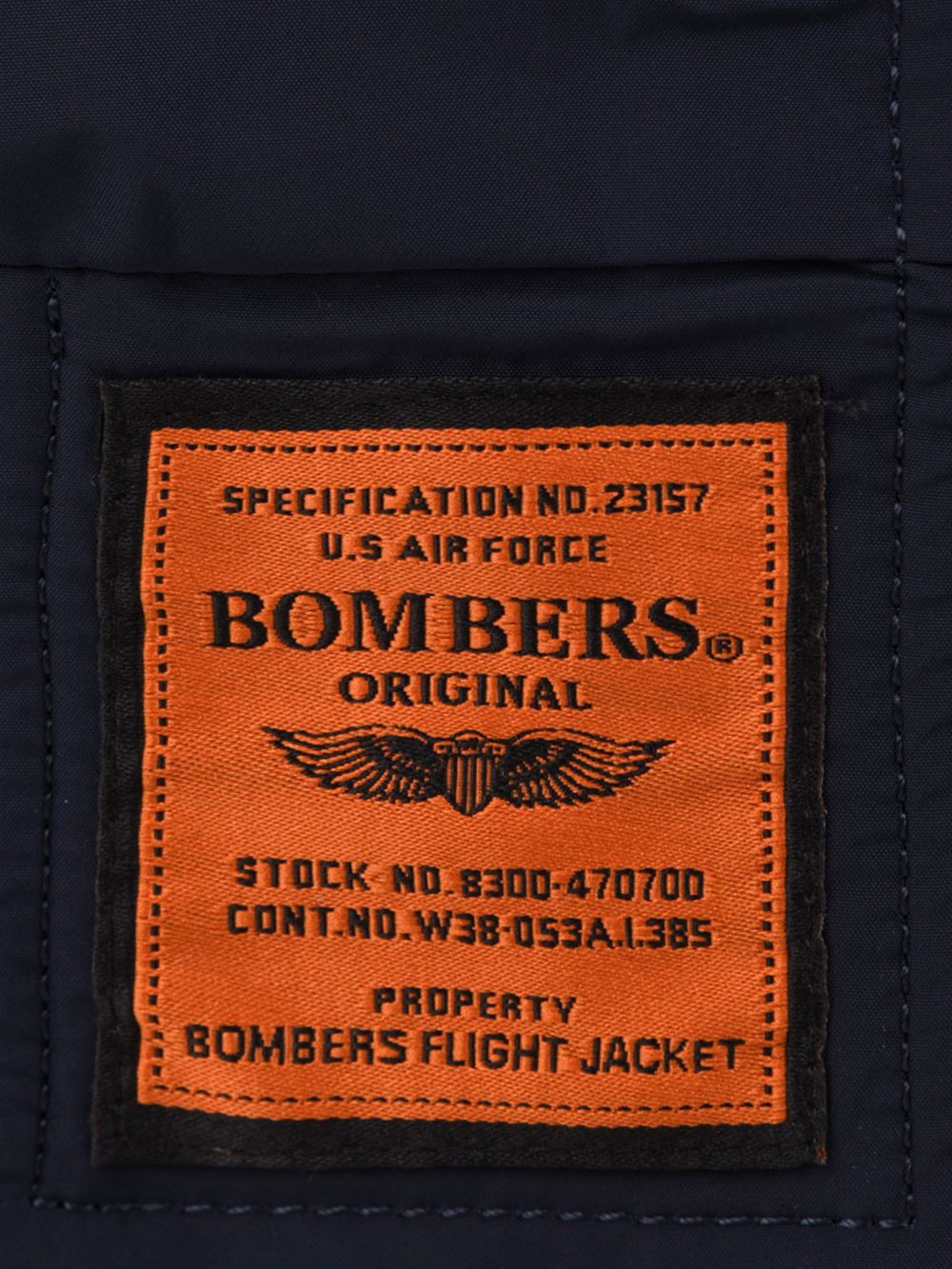 Giubbotto MA1 BOMBERS ORIGINAL Uomo - Blue