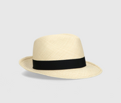 Cappello Federico Panama Quito tesa media BORSALINO Uomo - Beige