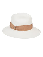 Cappello Giulietta panama fine tesa larga BORSALINO Donna - Bianco