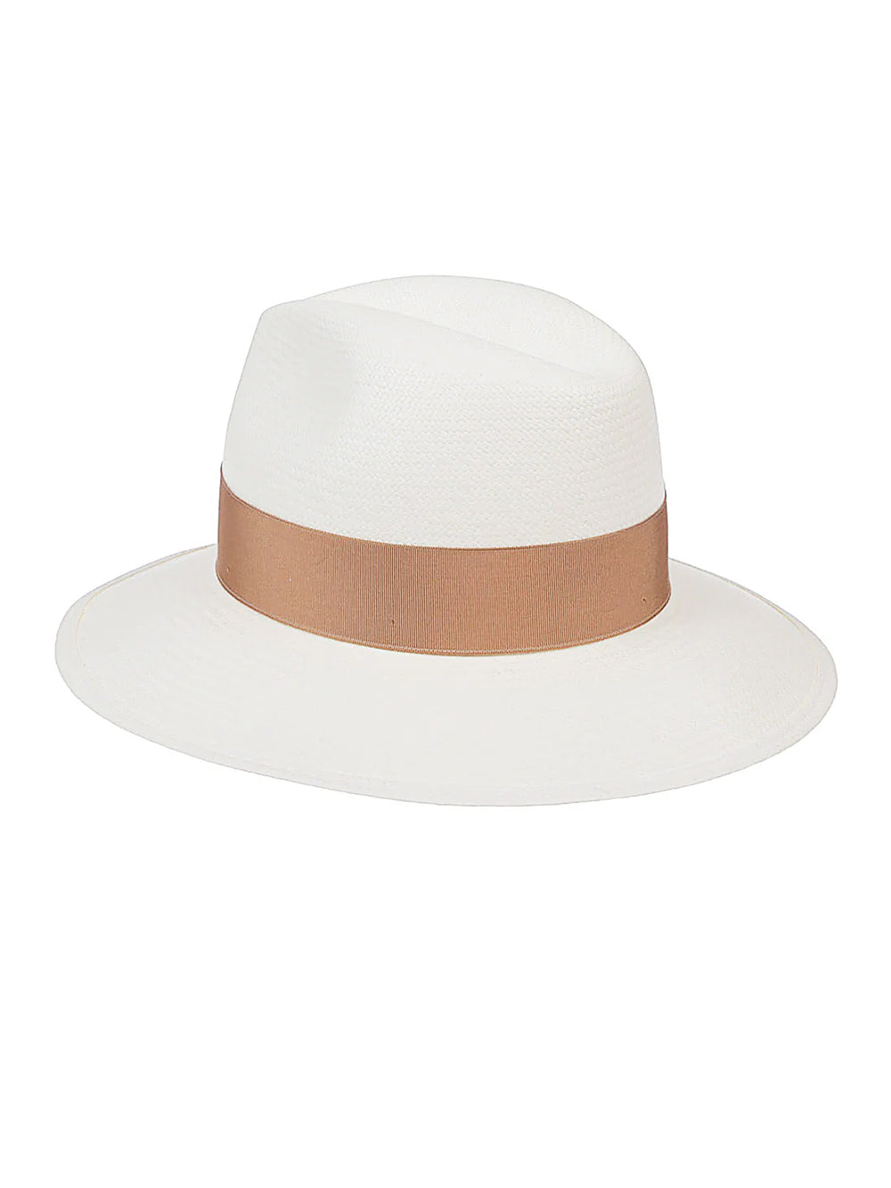 Cappello Giulietta panama fine tesa larga BORSALINO Donna - Bianco