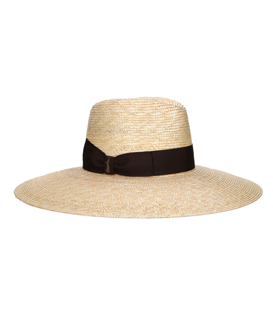 Cappello Sophie treccia paglia tesa larga BORSALINO Donna - Beige