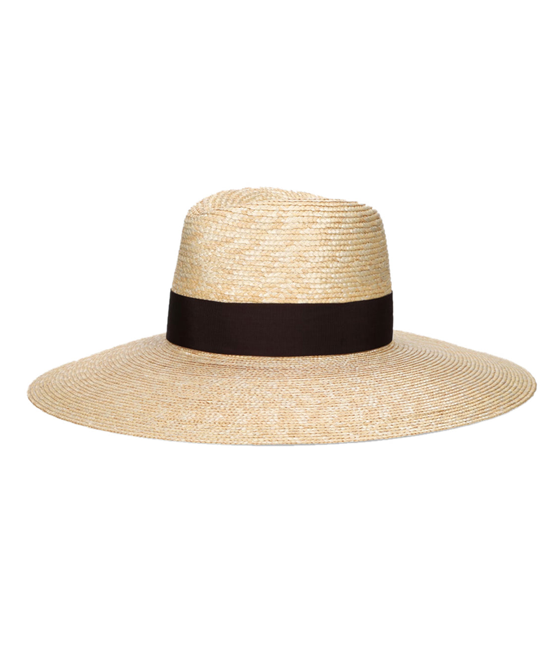 Cappello Sophie treccia paglia tesa larga BORSALINO Donna - Beige