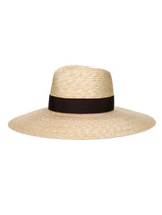 Cappello Sophie treccia paglia tesa larga BORSALINO Donna - Beige