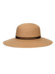 Cappello Giselle treccia carta tesa larga BORSALINO Donna - Beige