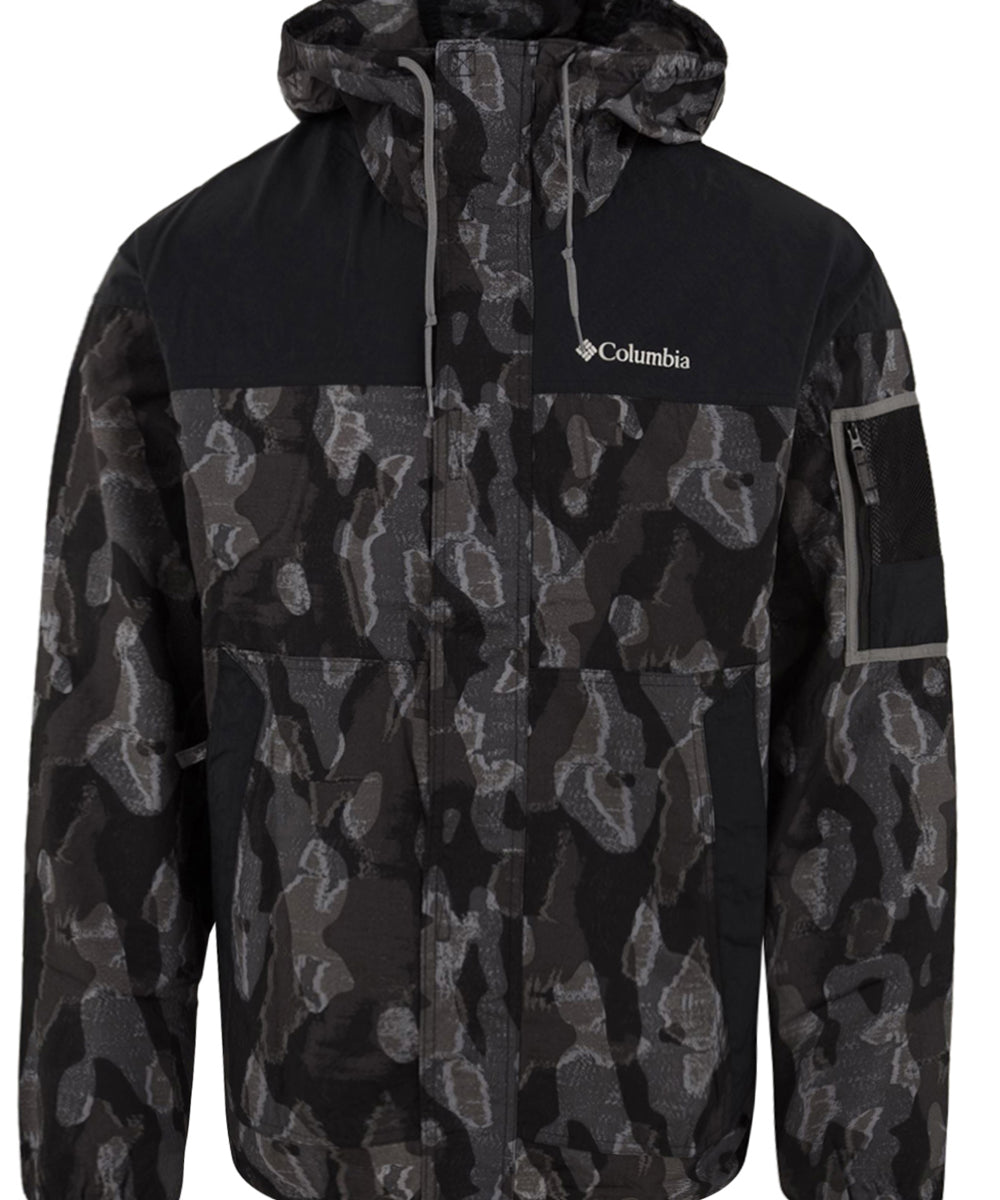 Giacca a vento stampata Challenger COLUMBIA Uomo - Nero