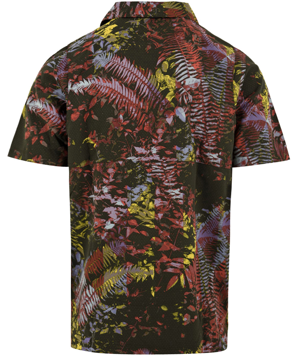 Camicia a maniche corte in maglia stampata Tech Trail COLUMBIA Uomo - Multicolore