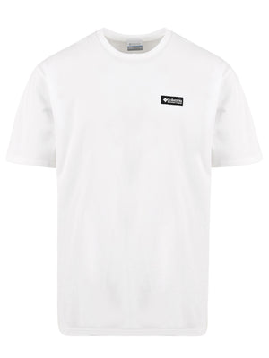 T-shirt stampata sul retro CSC Heavyweight COLUMBIA Uomo - Bianco