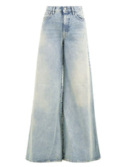 Jeans Asia wide leg flared CYCLE Donna - Blue