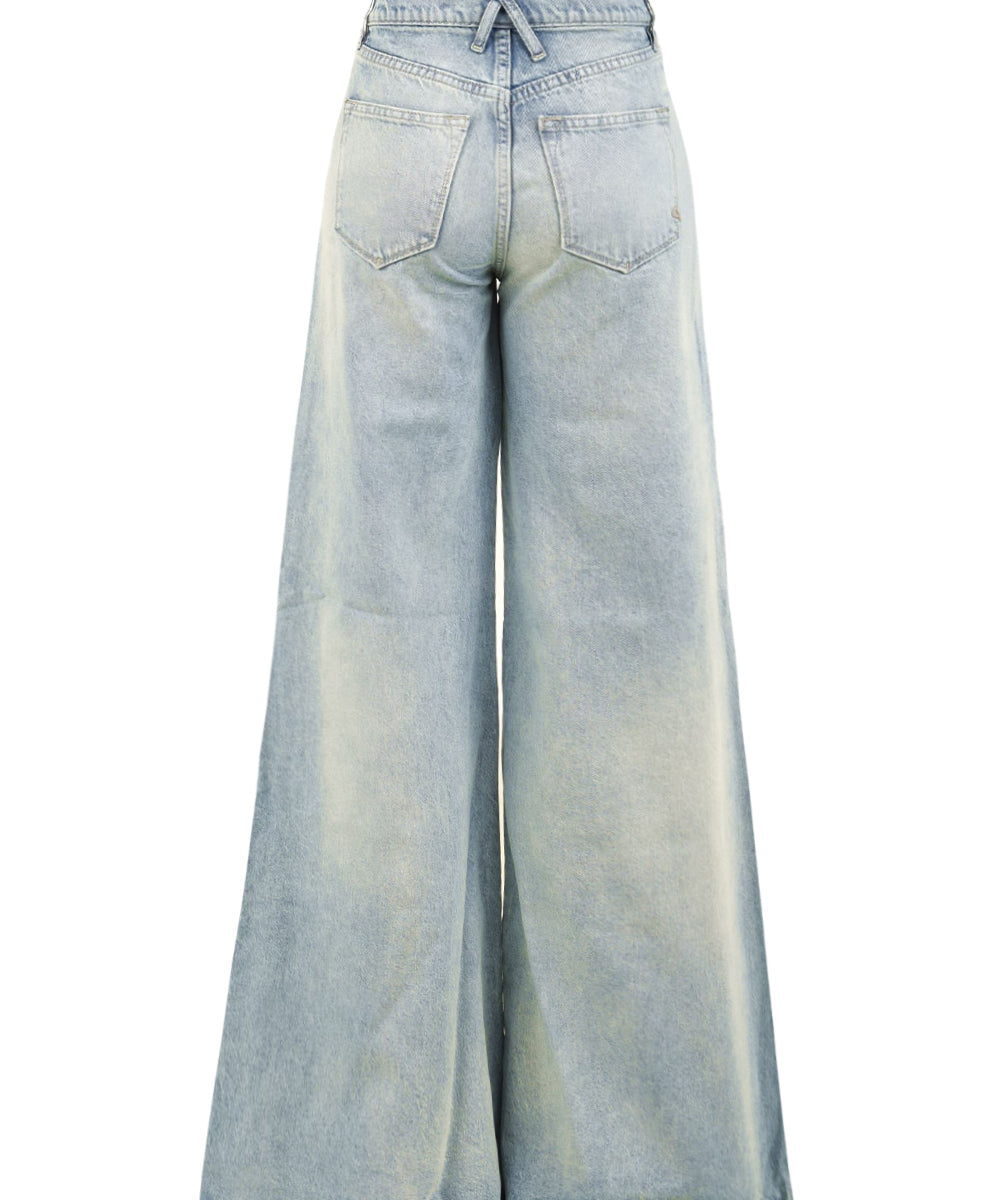 Jeans Asia wide leg flared CYCLE Donna - Blue