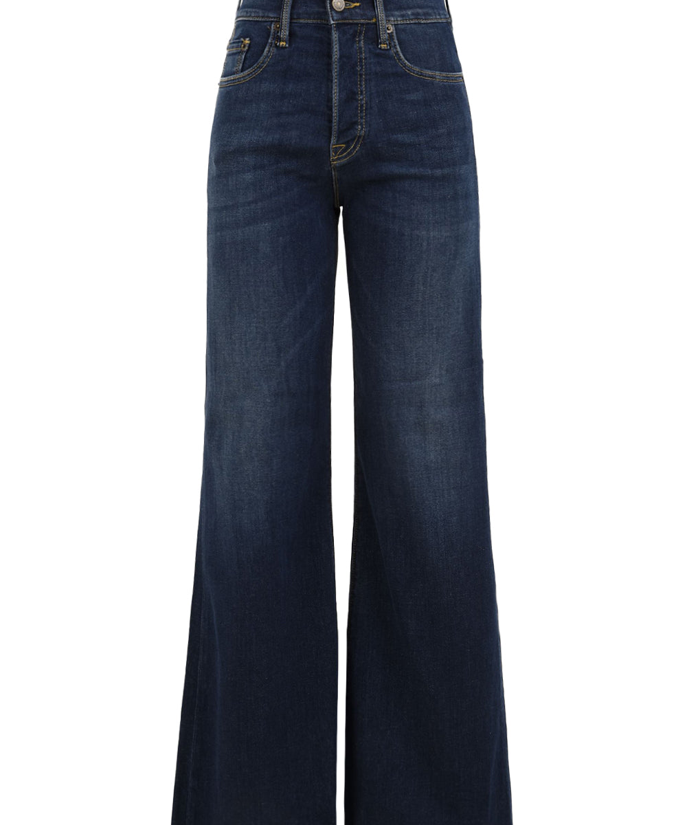 Jeans Luna mid rise flared CYCLE Donna - Blue