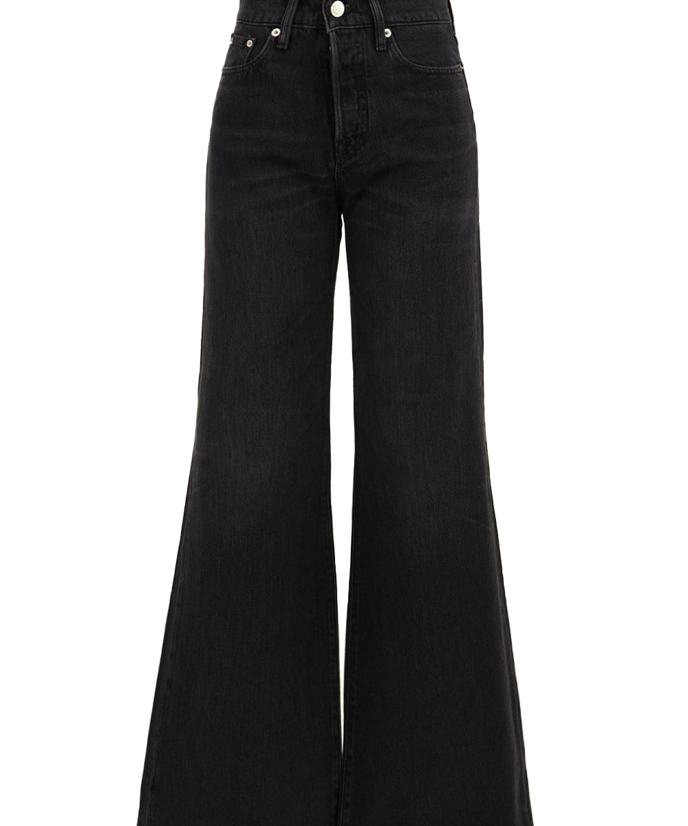 Jeans Luna mid rise flare CYCLE Donna - Nero