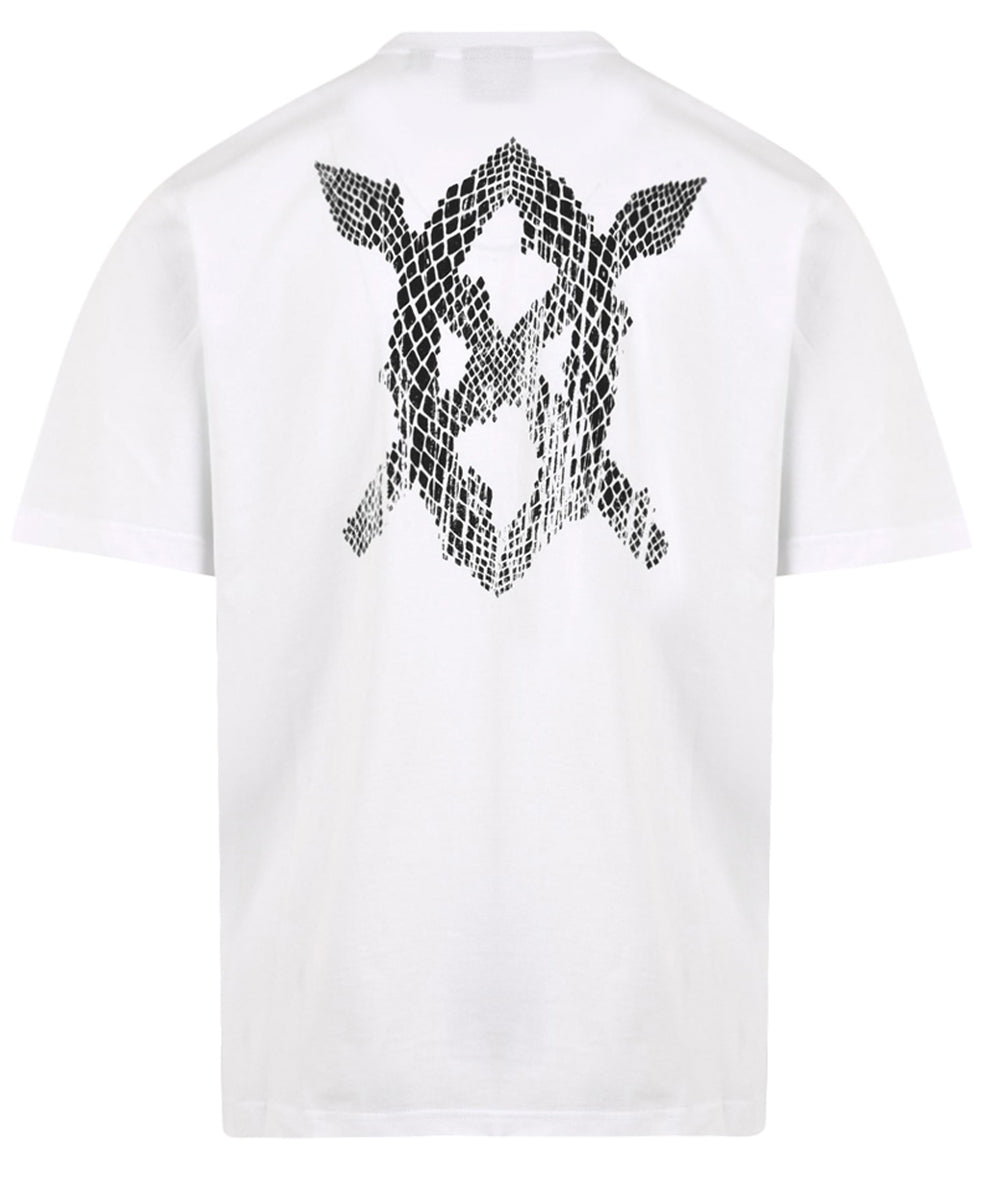 T-shirt snake shield DAILY PAPER Uomo - Bianco