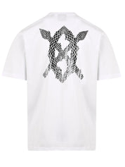 T-shirt snake shield DAILY PAPER Uomo - Bianco