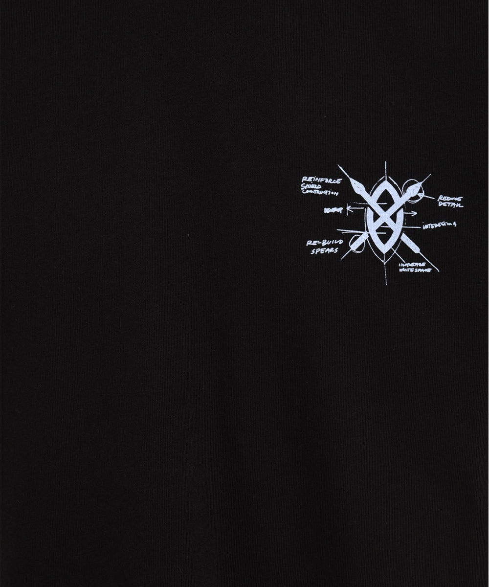 T-shirt shield evolution DAILY PAPER Uomo - Nero