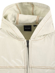 Giubbotto monogram canvas DAILY PAPER Uomo - Bianco