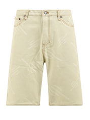 Shorts monogram canvas DAILY PAPER Uomo - Bianco