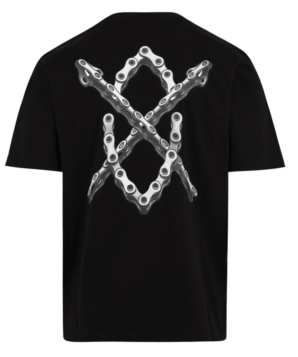 T-shirt chain shield DAILY PAPER Uomo - Nero