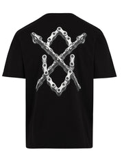 T-shirt chain shield DAILY PAPER Uomo - Nero