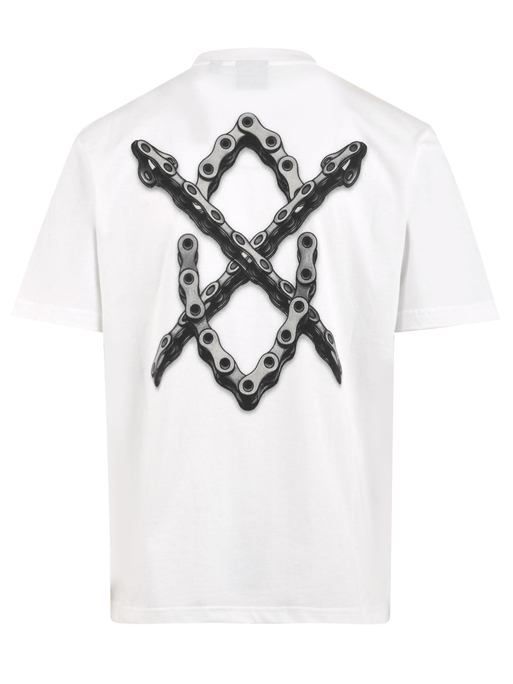 T-shirt chain shield DAILY PAPER Uomo - Bianco
