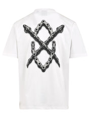 T-shirt chain shield DAILY PAPER Uomo - Bianco
