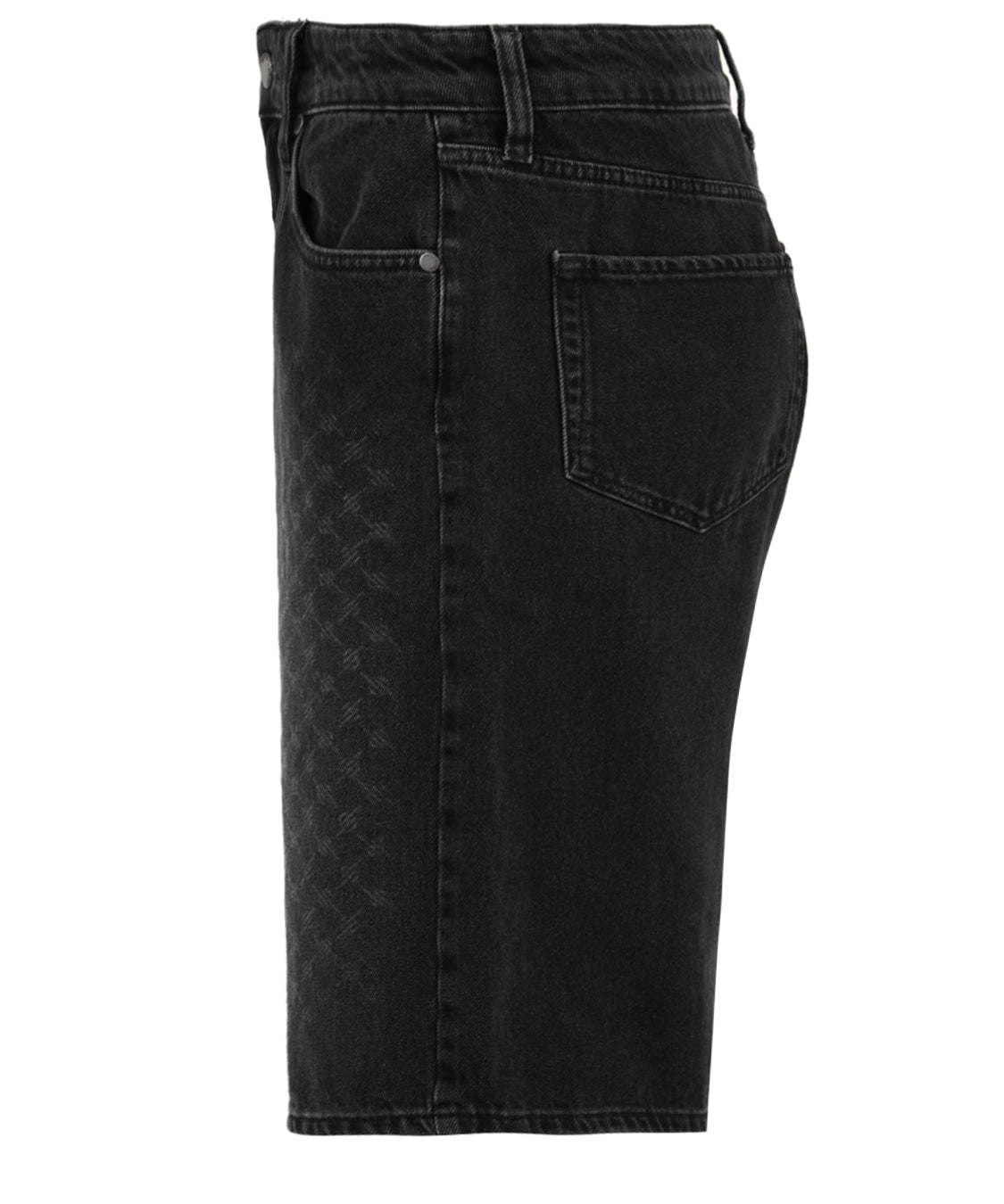 Shorts laser monogram denim DAILY PAPER Uomo - Nero
