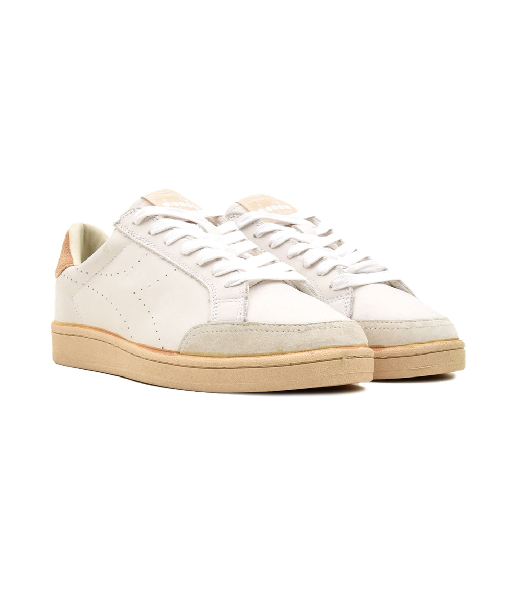 Sneakers Basse Prestige Plain Used Uomo - Bianco