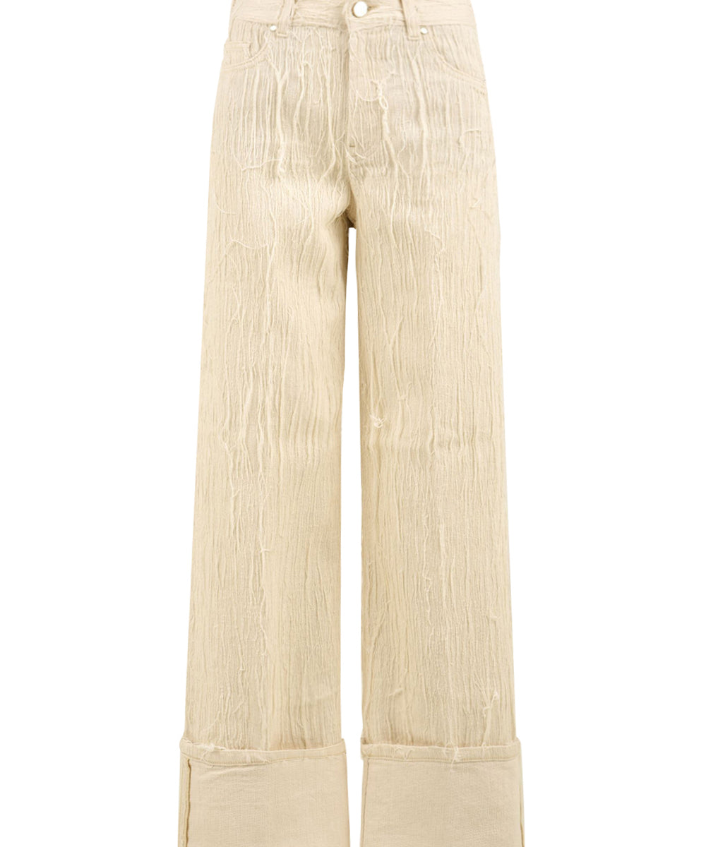 Jeans Nizza wide leg DON THE FULLER Donna - Bianco
