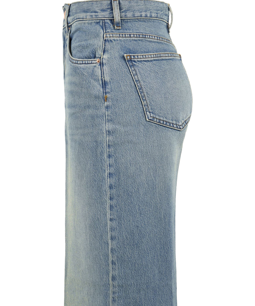 Jeans Nizza wide leg DON THE FULLER Donna - Blue