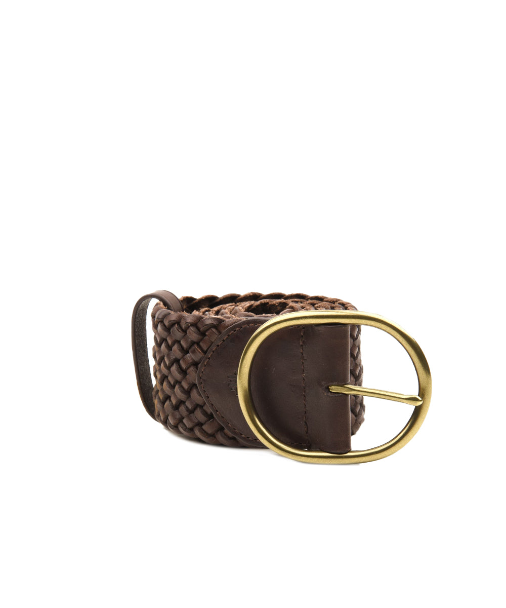 Cintura 5cm 16ply Brass Oval DRAGON DIFFUSION Donna - Marrone