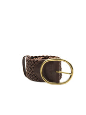 Cintura 5cm 16ply Brass Oval DRAGON DIFFUSION Donna - Marrone