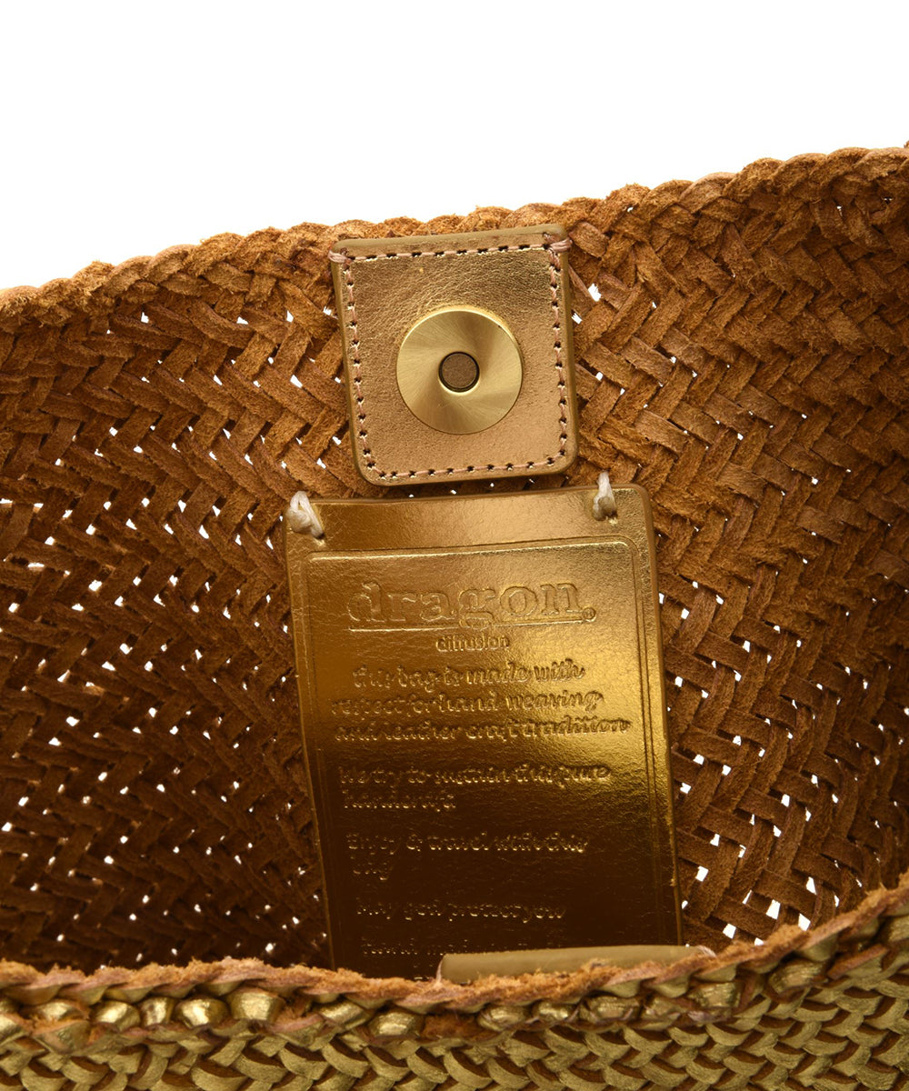 Borsa Luna Mezza Diagonal DRAGON DIFFUSION Donna - Oro