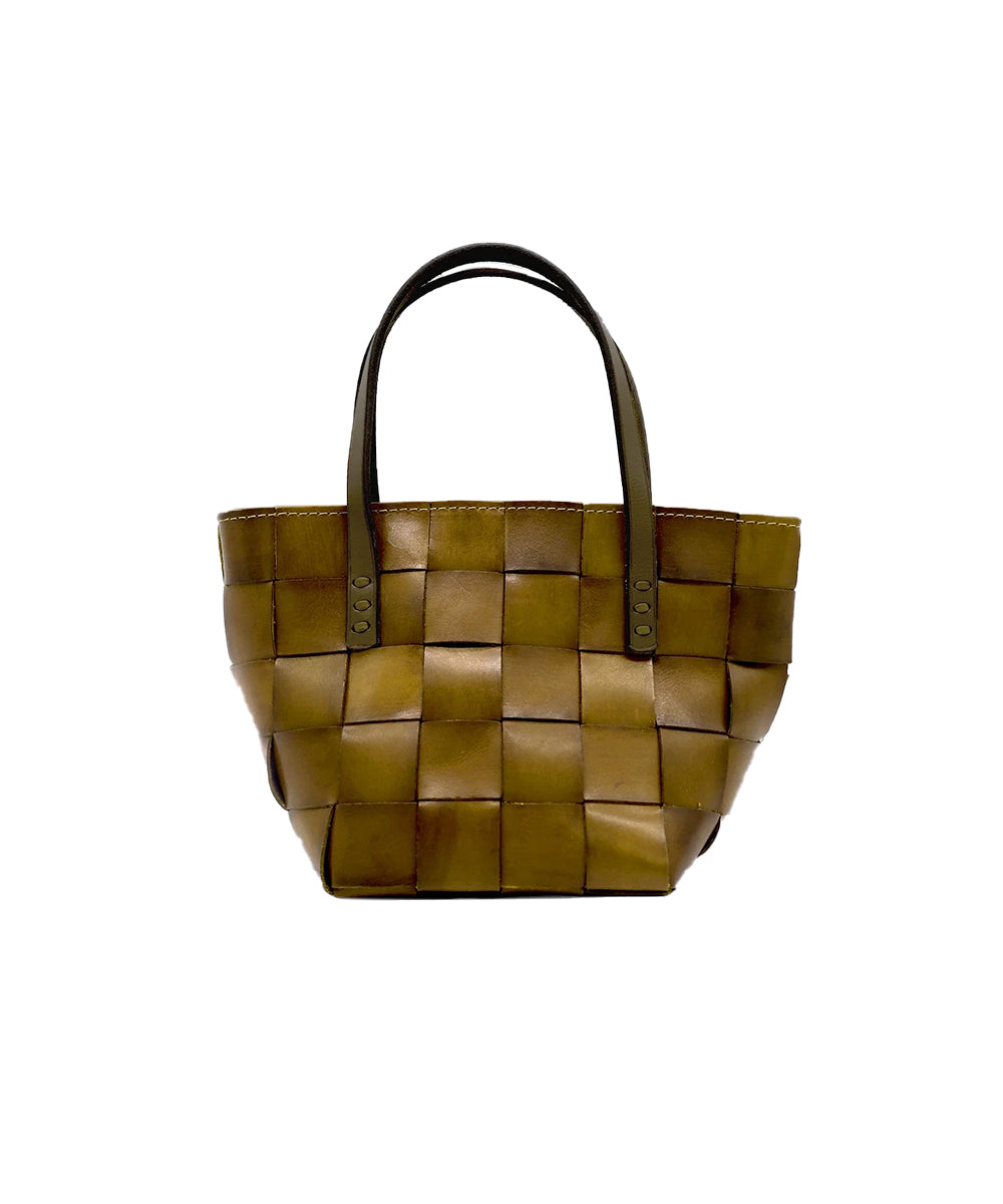 Borsa Japan Mini Basket DRAGON DIFFUSION Donna - Verde