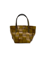 Borsa Japan Mini Basket DRAGON DIFFUSION Donna - Verde